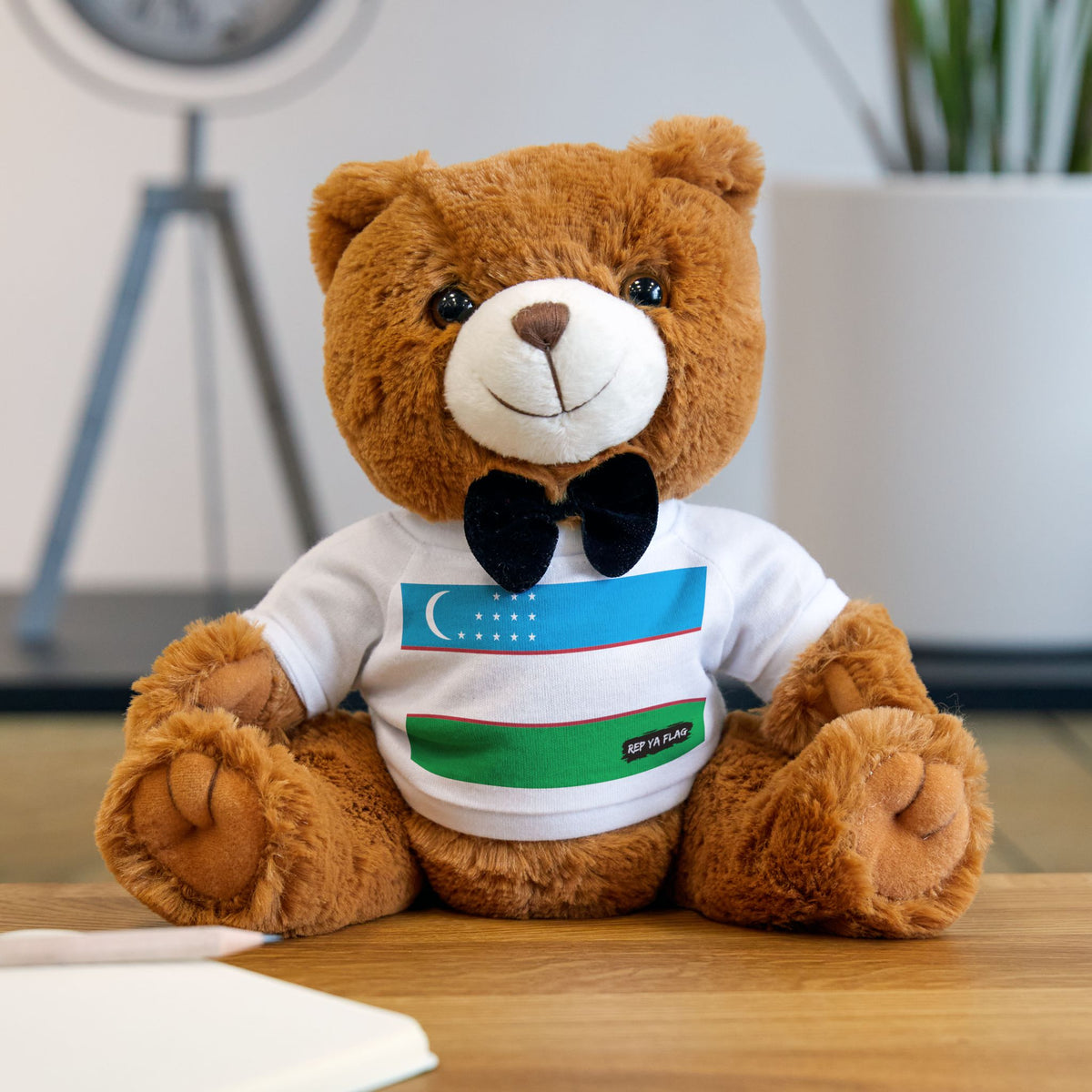 Uzbekistan Flag Teddy Bear Plush – Cultural Gift