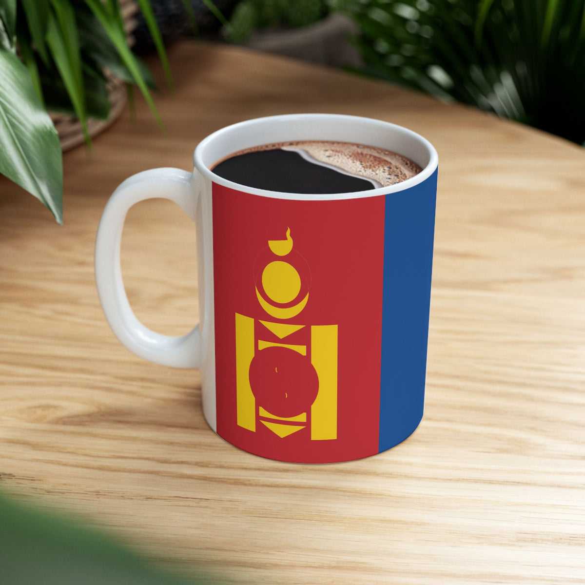 Mongolia Flag Coffee Tea Mug 11oz 15oz | Rep Ya Flag Ceramic Mug - Rep Ya Flag