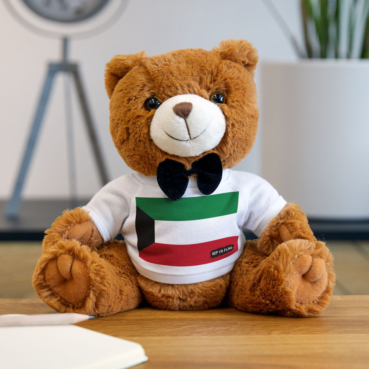 Kuwait Flag Teddy Bear | Kuwaiti Heritage Plush Gift | Rep Ya Flag - Rep Ya Flag