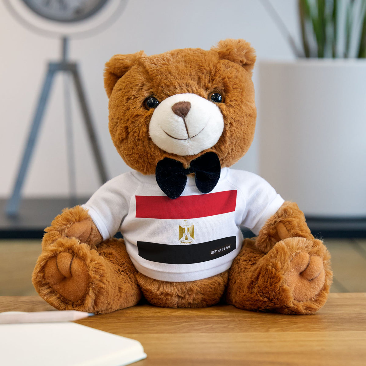 Egypt Flag Teddy Bear | Egyptian Heritage Plush Gift | Rep Ya Flag - Rep Ya Flag