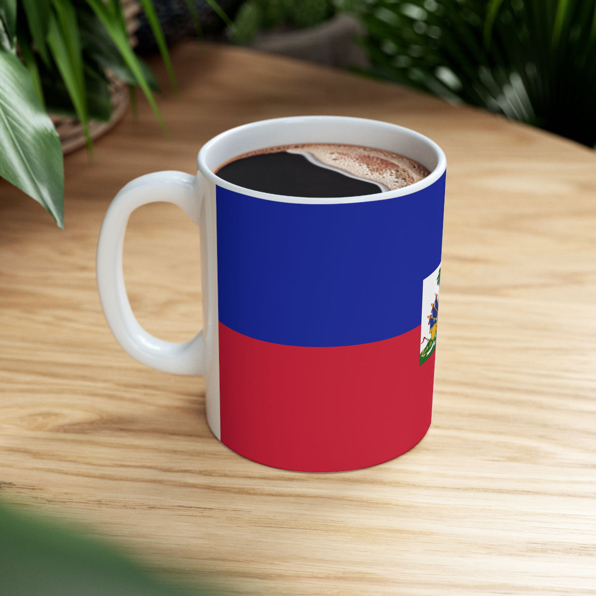 Haiti Flag Coffee Tea Mug 11oz 15oz | Rep Ya Flag Ceramic Mug - Rep Ya Flag