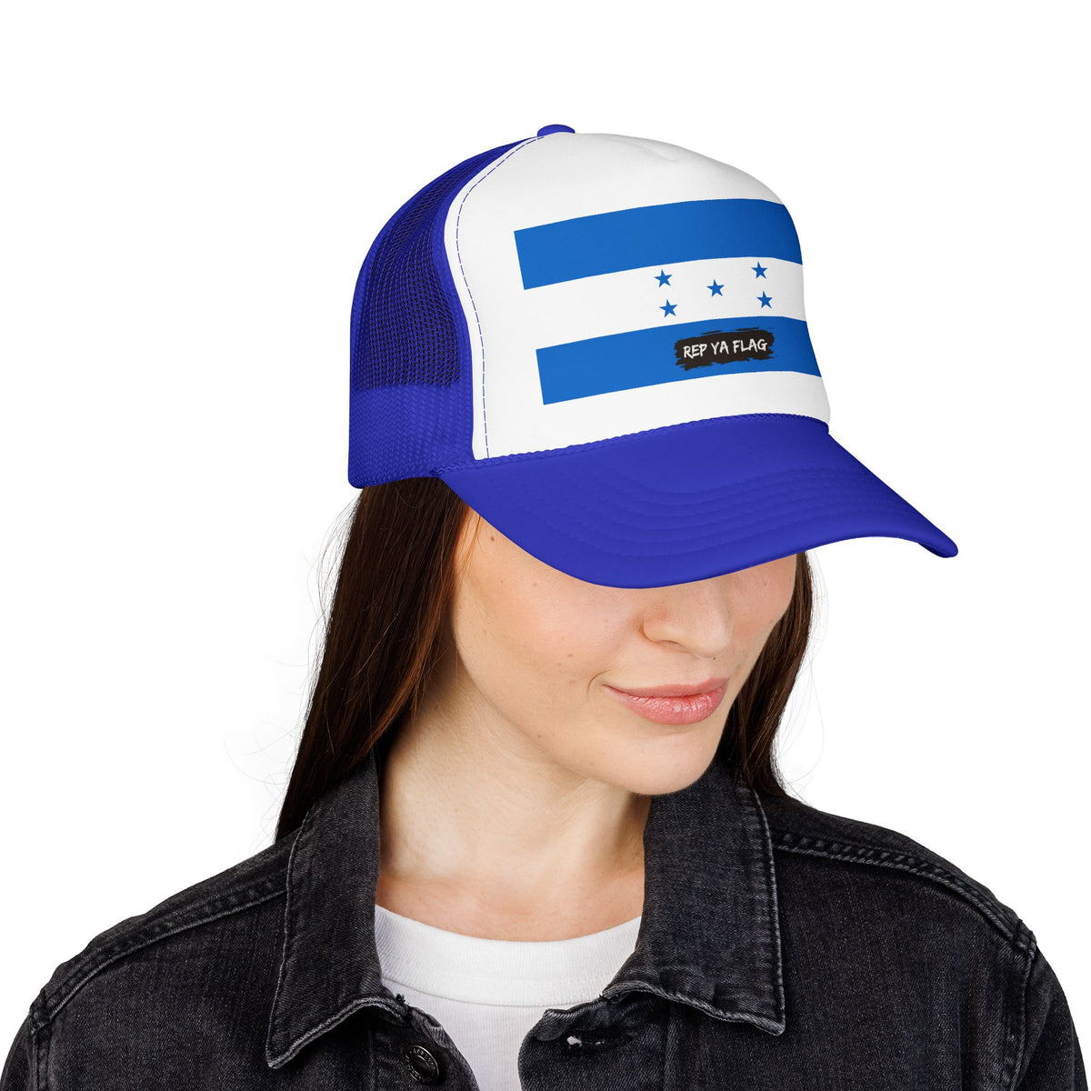 Honduras Flag Foam Trucker Hat | Honduran Pride Snapback Cap | Rep Ya Flag - Rep Ya Flag