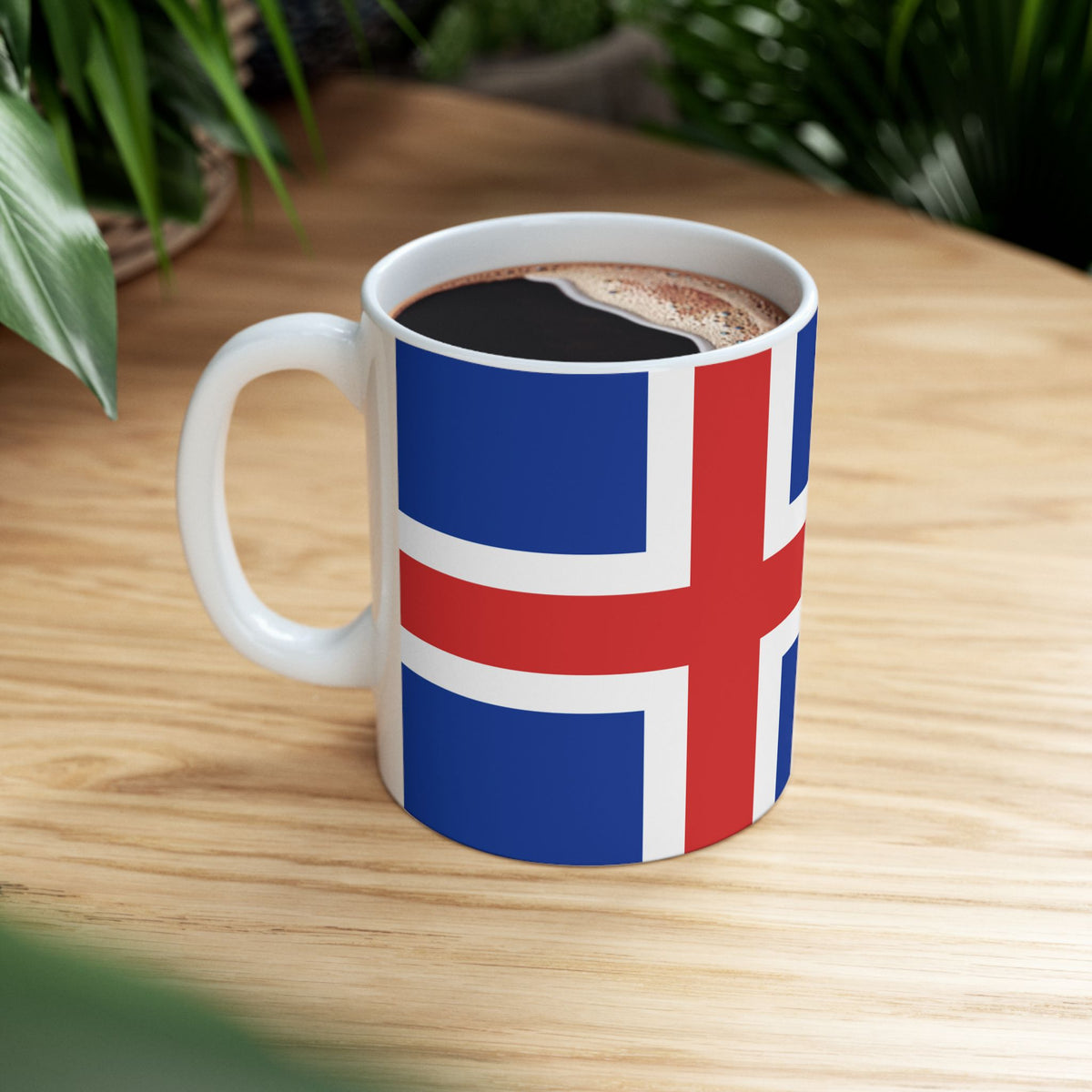 Iceland Flag Coffee Tea Mug 11oz 15oz | Rep Ya Flag Ceramic Mug - Rep Ya Flag