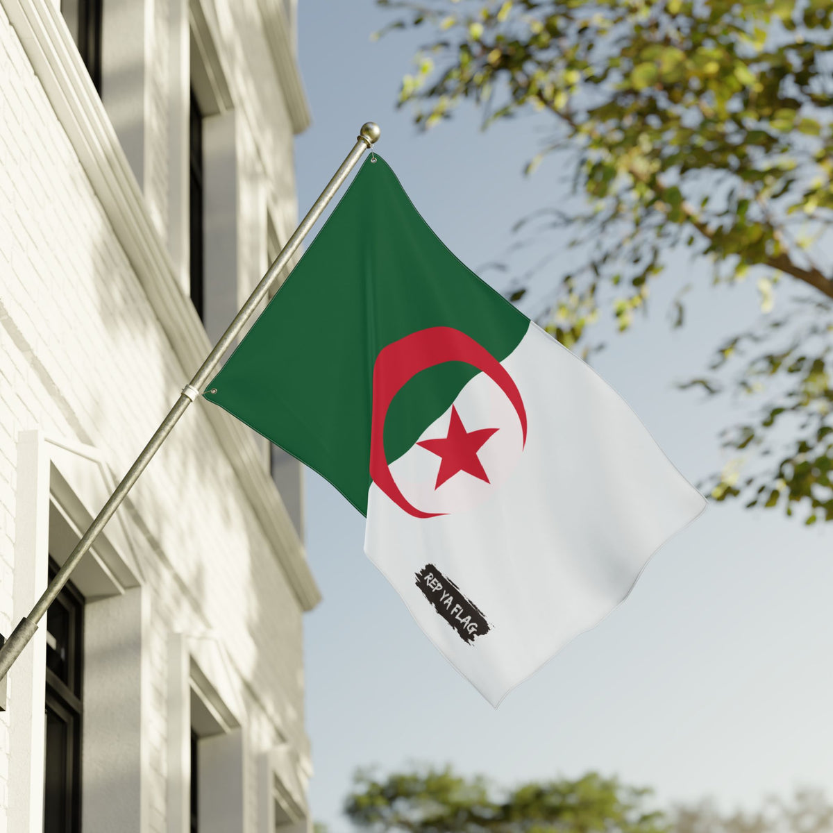Algeria Flag Garden Banner – Double-Sided Outdoor Flag