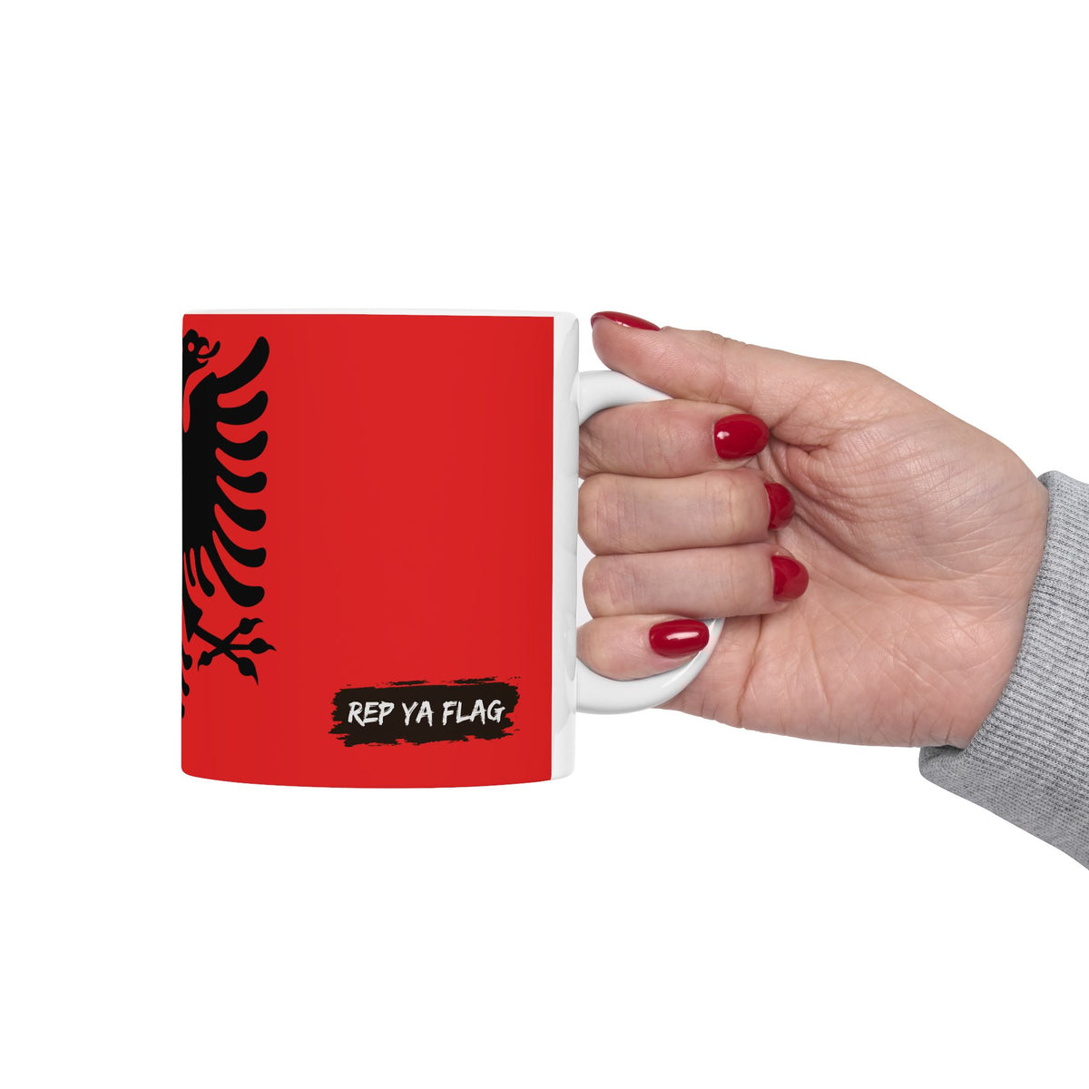 Albania Flag Coffee Mug – Albanian Pride Ceramic 11oz 15oz