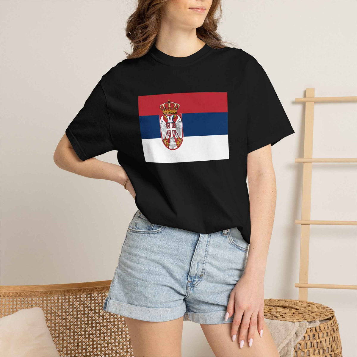 Serbia Flag T Shirt | Senegalese Heritage Shirt S–4XL | Rep Ya Flag