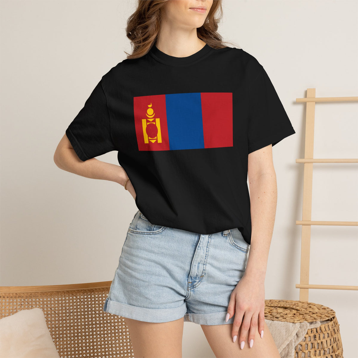 Mongolia Flag T Shirt | Mongolian Heritage Shirt S–4XL | Rep Ya Flag - Rep Ya Flag