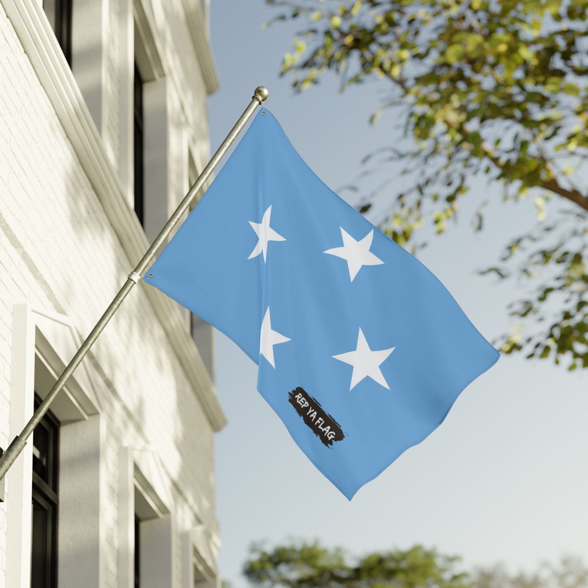 Micronesia Flag Garden Banner | Double Sided Outdoor Flag | Rep Ya Flag - Rep Ya Flag