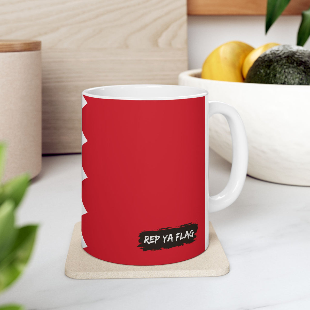 Bahrain Flag Coffee Mug – Bahraini Pride Ceramic Cup