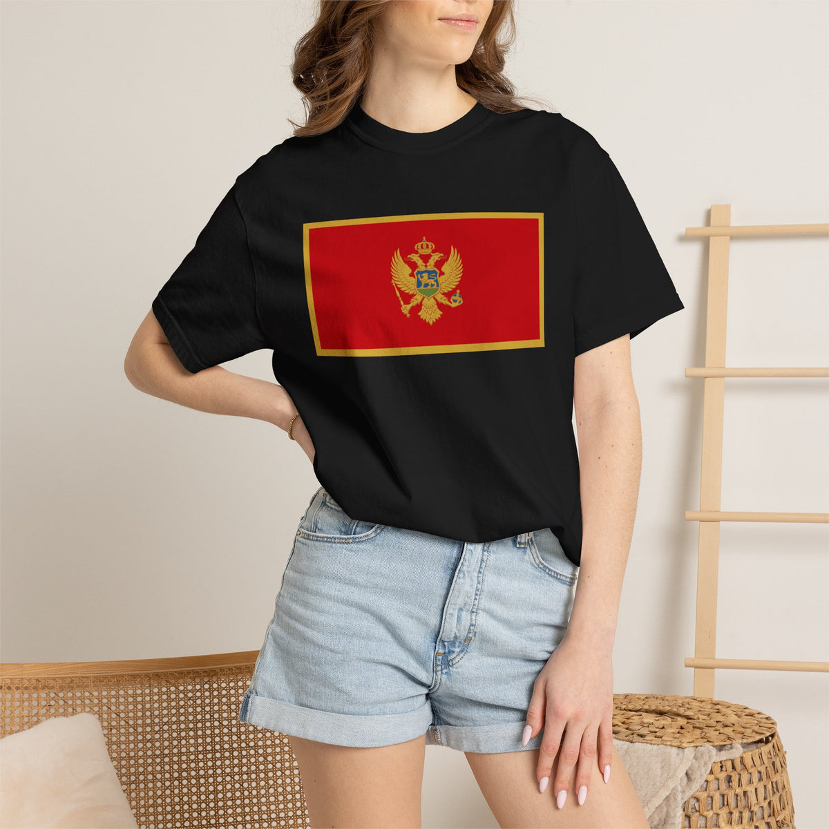 Montenegro Flag T Shirt | Montenegrin Heritage Shirt S–4XL | Rep Ya Flag - Rep Ya Flag