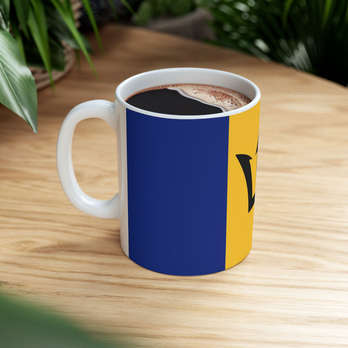 Barbados Flag Coffee Mug – Barbadian Pride Ceramic Cup