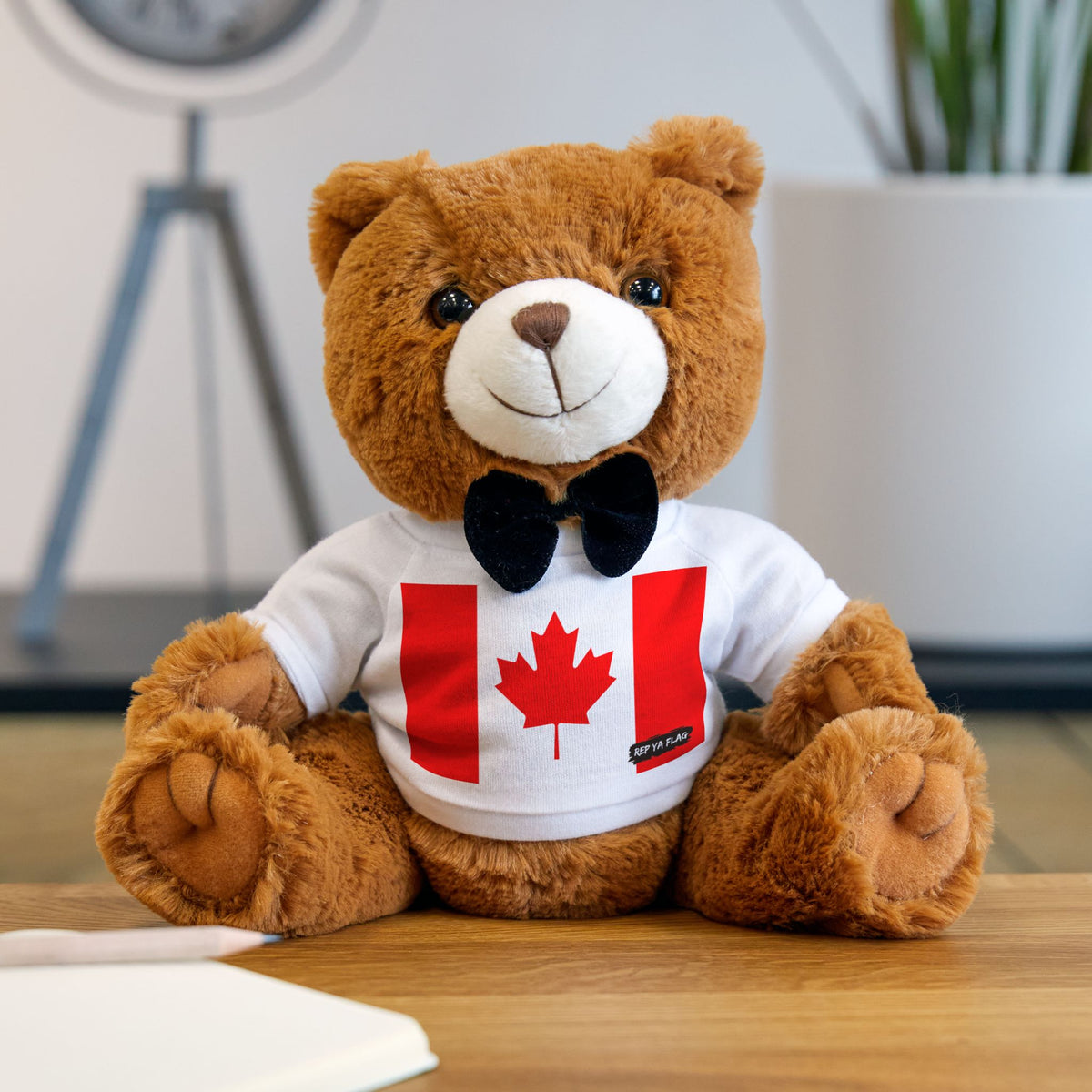 Canada Flag Teddy Bear | Canadian Heritage Plush Gift | Rep Ya Flag - Rep Ya Flag