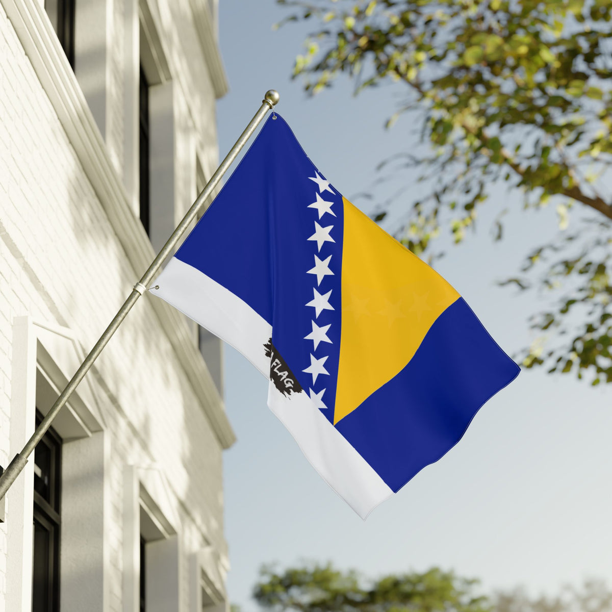 Bosnia and Herzegovina Flag Garden Banner | Double Sided Outdoor Flag | Rep Ya Flag - Rep Ya Flag