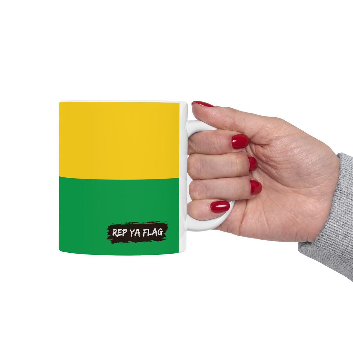 Guinea-Bissau Flag Coffee Mug 11oz 15oz Ceramic Cup