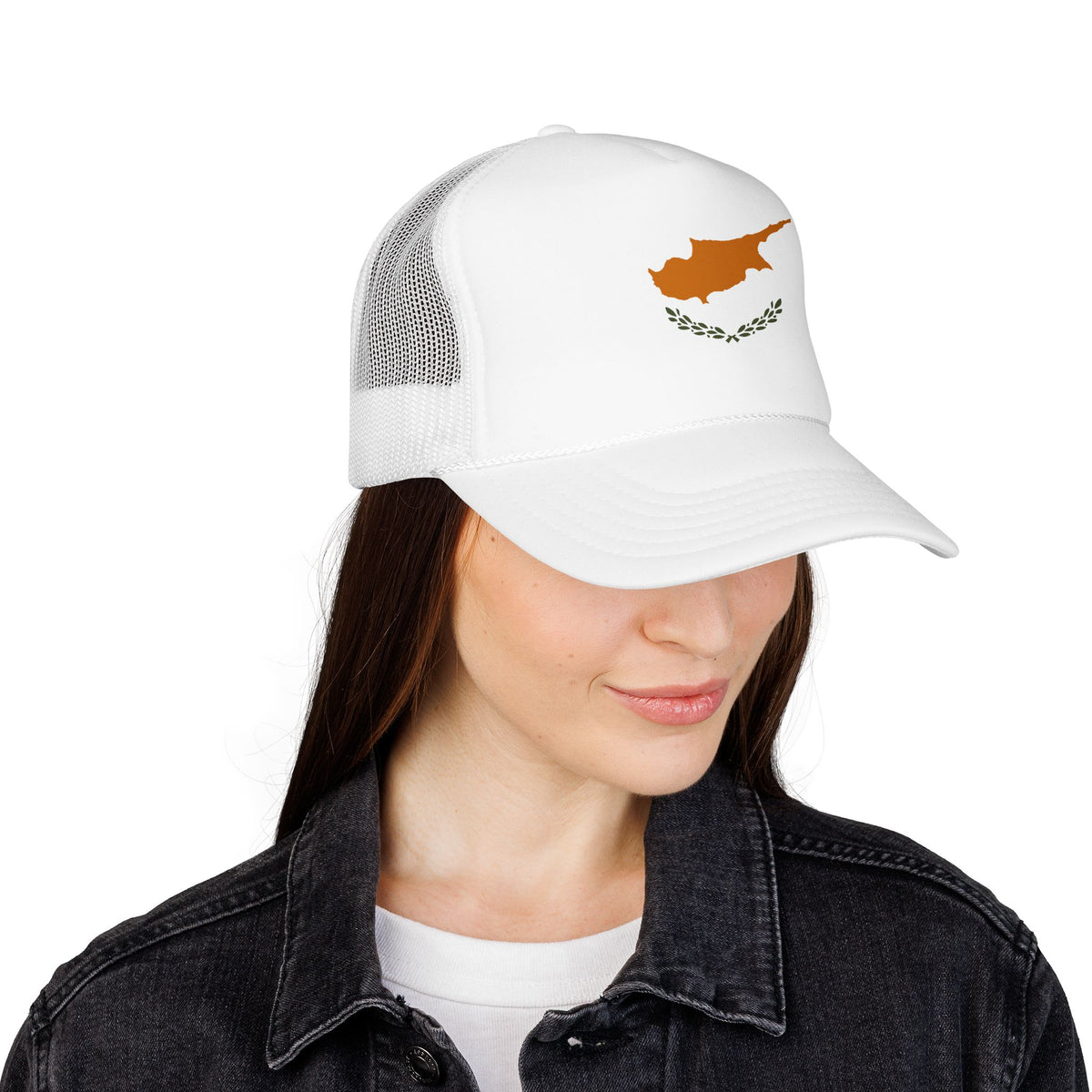 Cyprus Flag Foam Trucker Hat | Cypriot Pride Snapback Cap | Rep Ya Flag - Rep Ya Flag