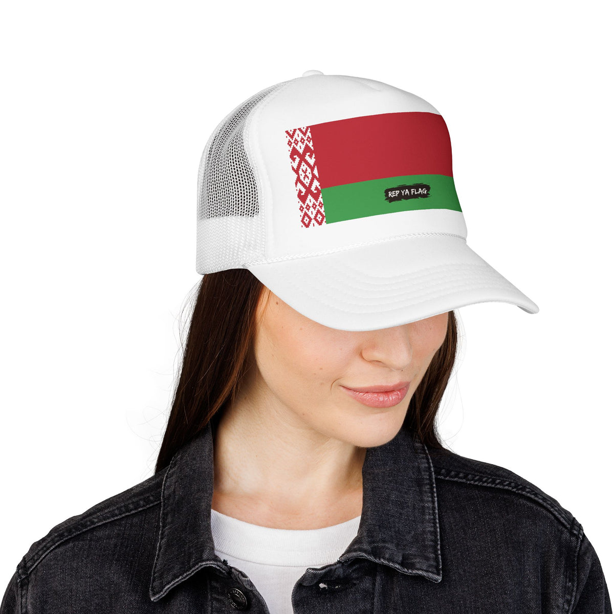 Belarus Flag Foam Trucker Hat – Belarusian Pride Snapback
