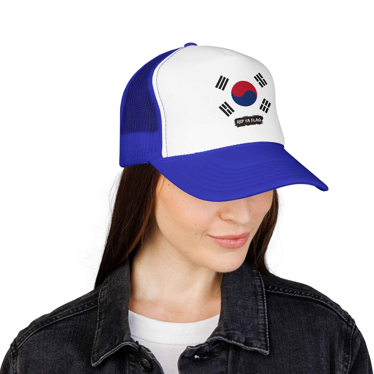 South Korea Flag Trucker Hat | Korean Heritage Snapback Cap | Rep Ya Flag