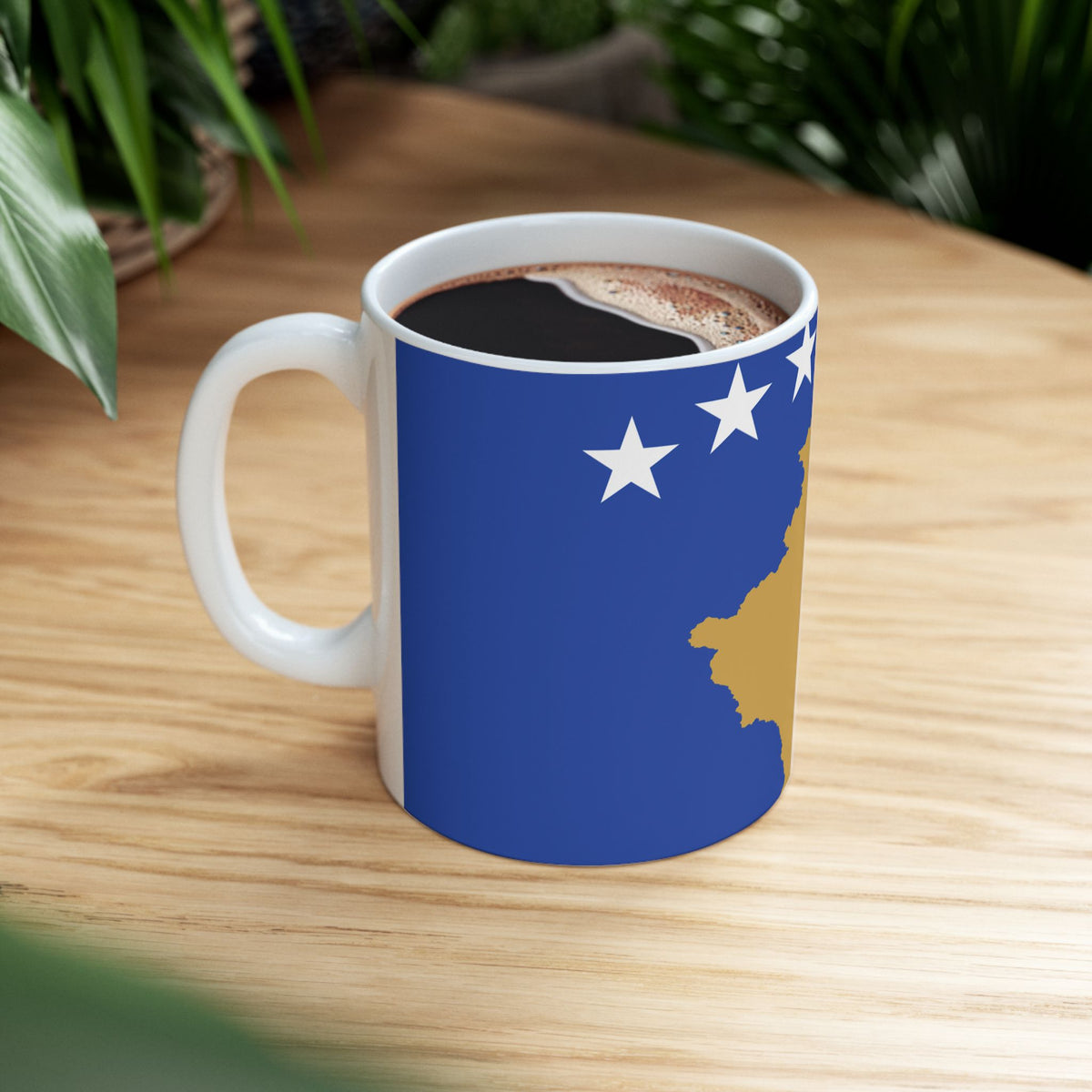 Kosovo Flag Coffee Tea Mug 11oz 15oz | Rep Ya Flag Ceramic Mug - Rep Ya Flag