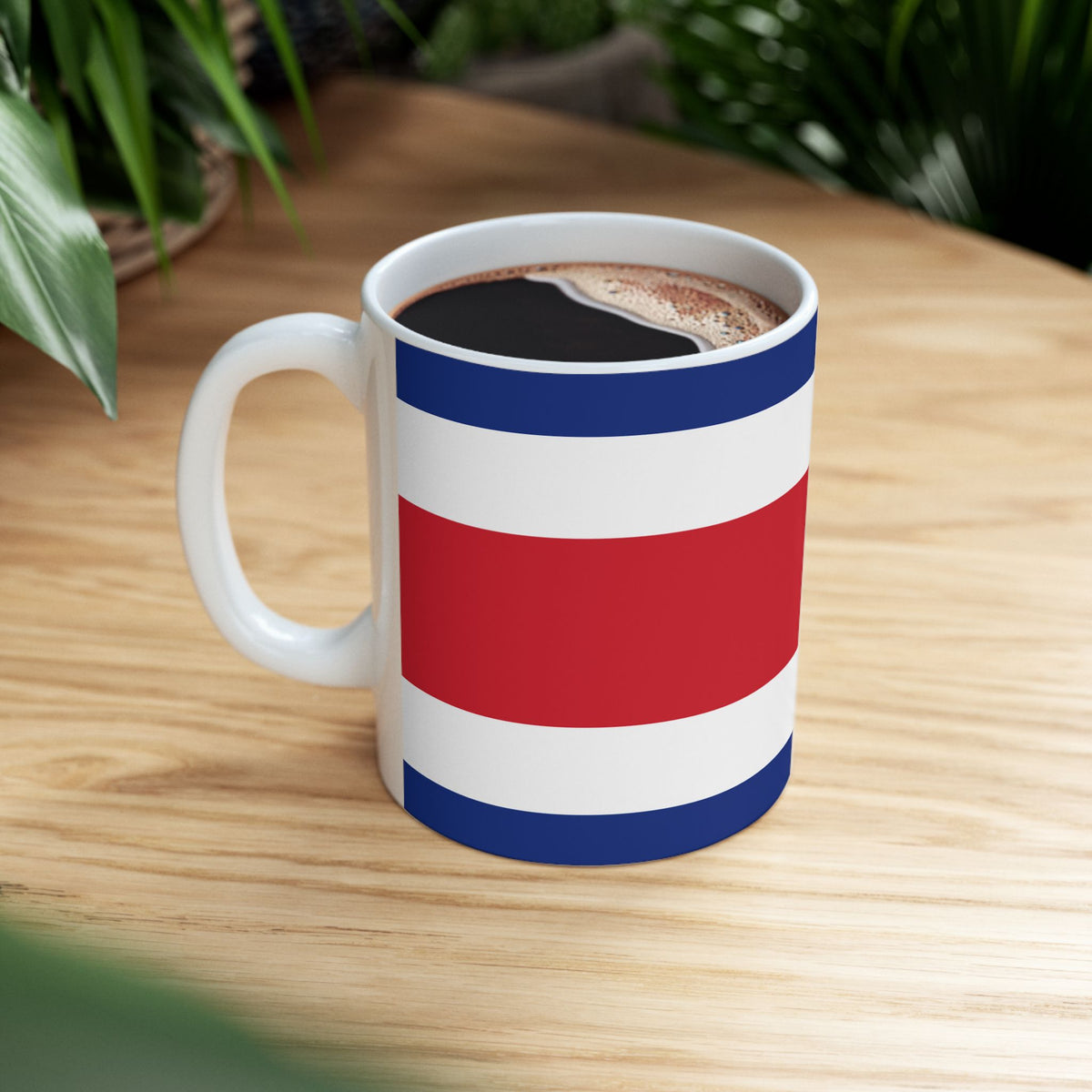 Costa Rica Flag Coffee Tea Mug 11oz 15oz | Costa Rican Heritage Mug | Rep Ya Flag - Rep Ya Flag