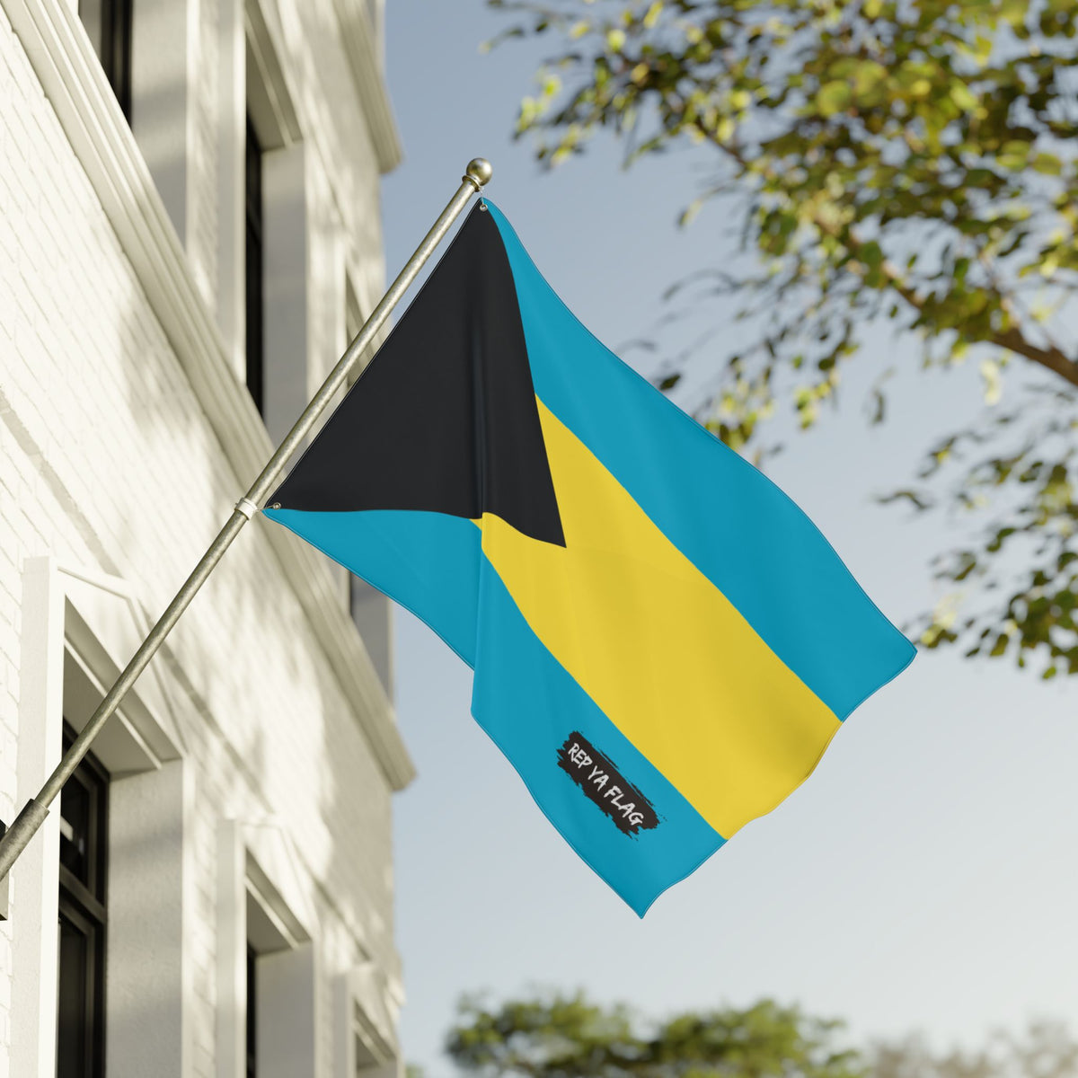 Bahamas Flag Garden Flag – Double-Sided Outdoor Banner
