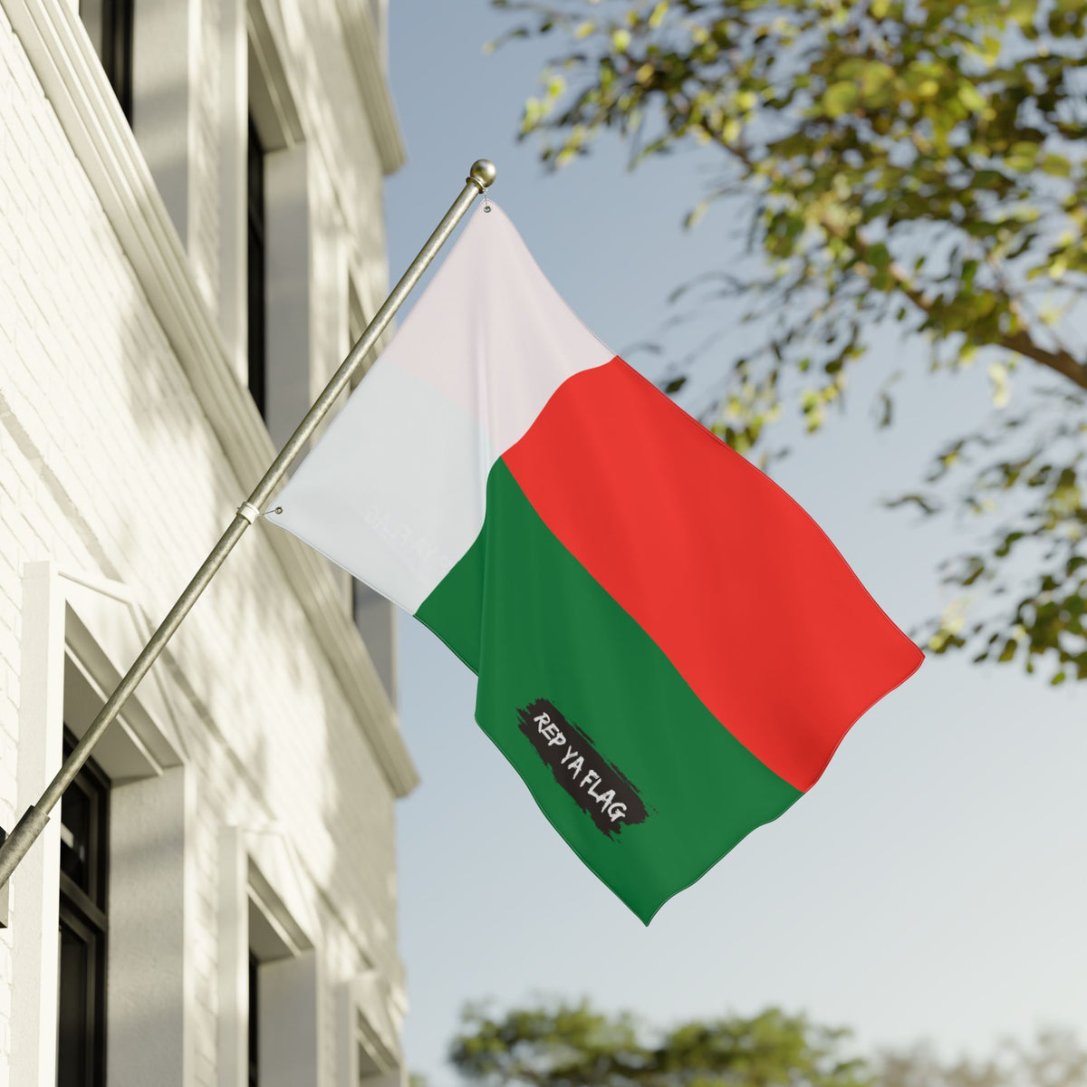 Madagascar Flag Garden Banner | Double Sided Outdoor Flag | Rep Ya Flag - Rep Ya Flag
