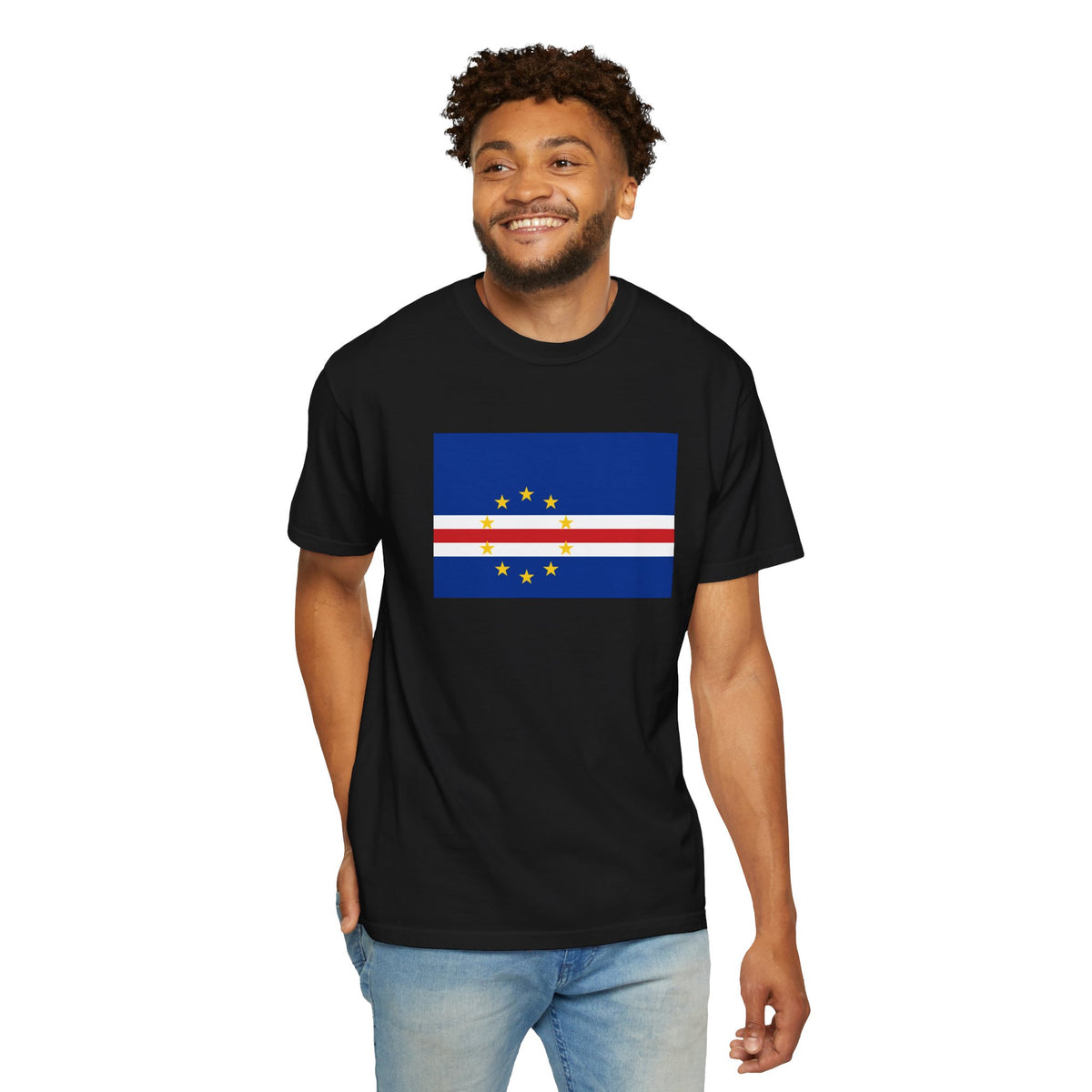 Cabo Verde Flag T Shirt | Cape Verdean Heritage Shirt S-4XL | Rep Ya Flag - Rep Ya Flag