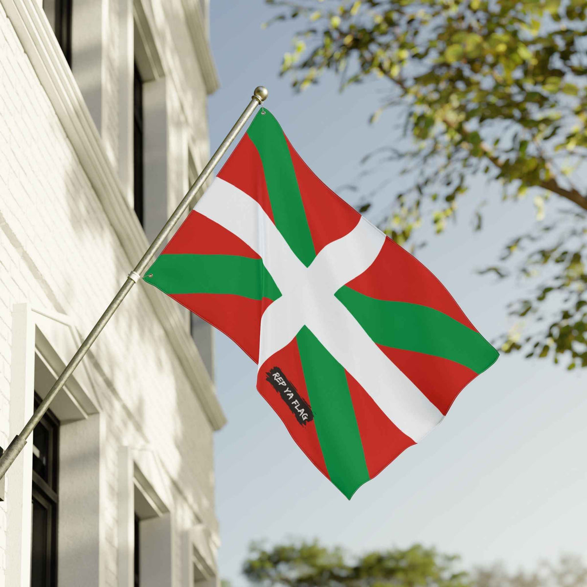 Basque Flag Garden Banner | Double-Sided Outdoor Flag | Rep Ya Flag