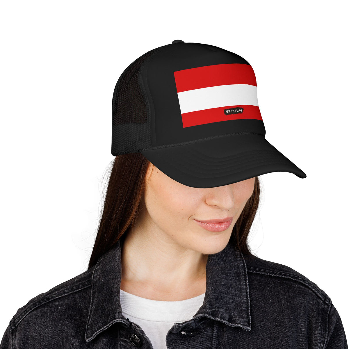 Austria Flag Foam Trucker Hat – Austrian Pride Snapback