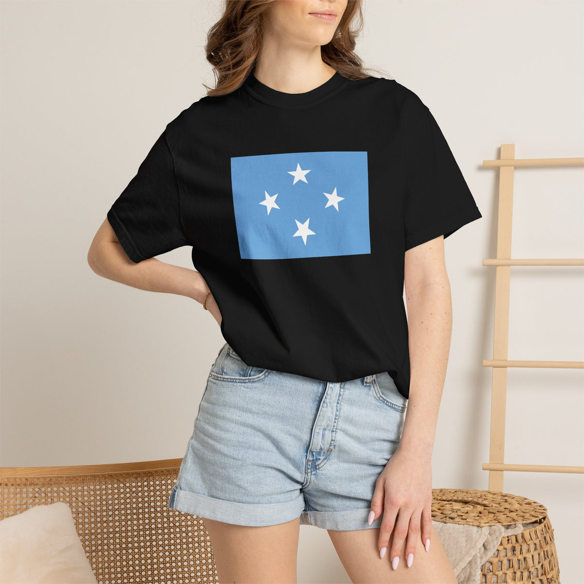 Micronesia Flag T Shirt | Micronesian Heritage Shirt S–4XL | Rep Ya Flag - Rep Ya Flag