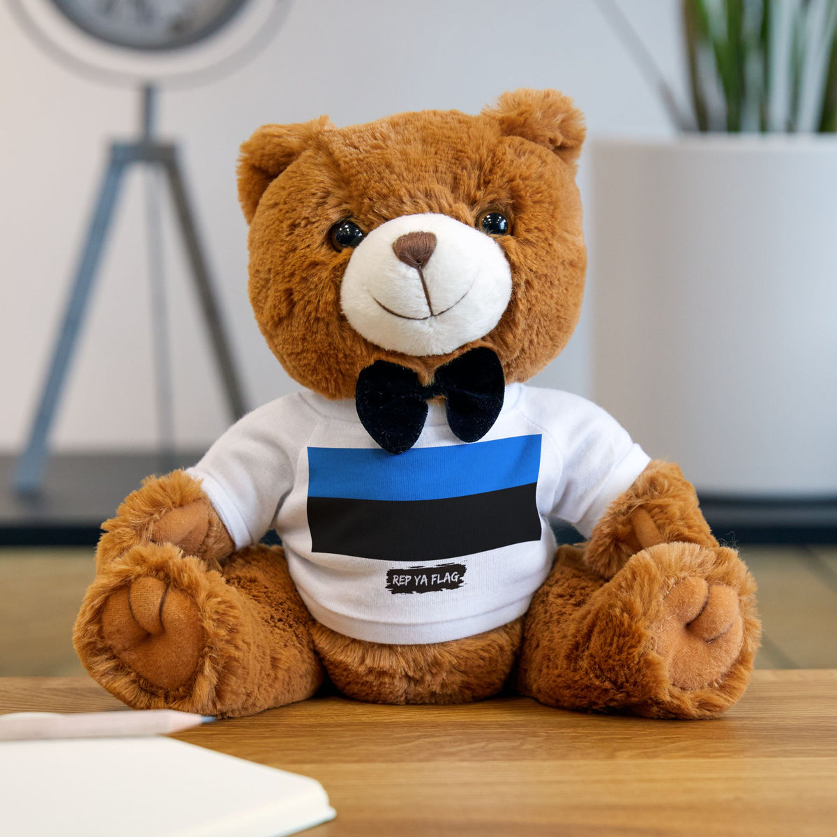 Estonia Flag Teddy Bear | Estonian Heritage Plush Gift | Rep Ya Flag - Rep Ya Flag