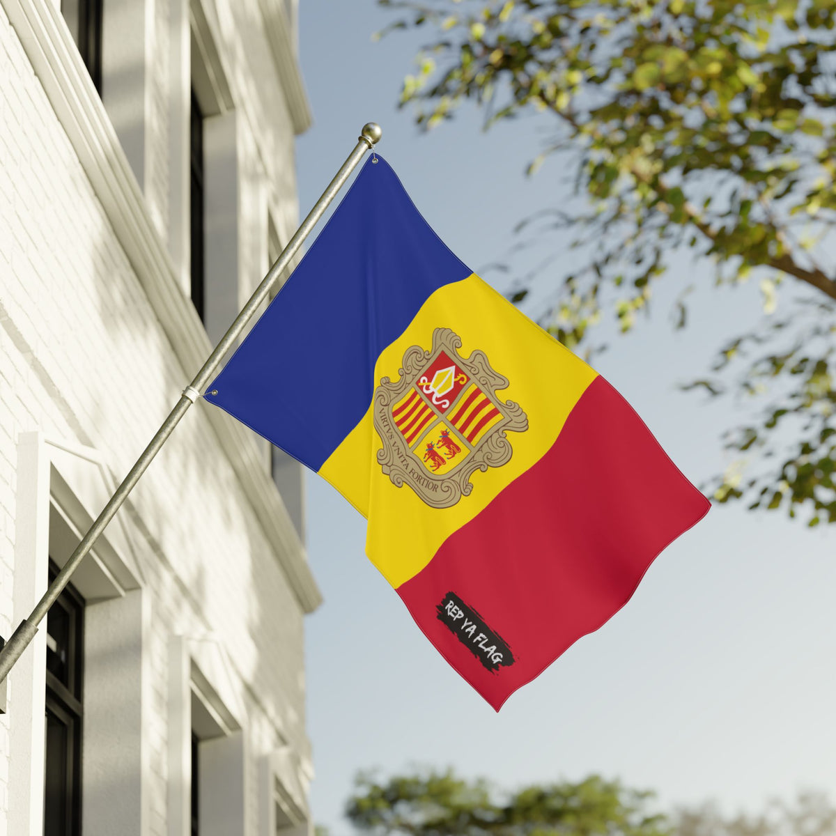Andorra Flag Garden Banner – Double-Sided Outdoor Flag