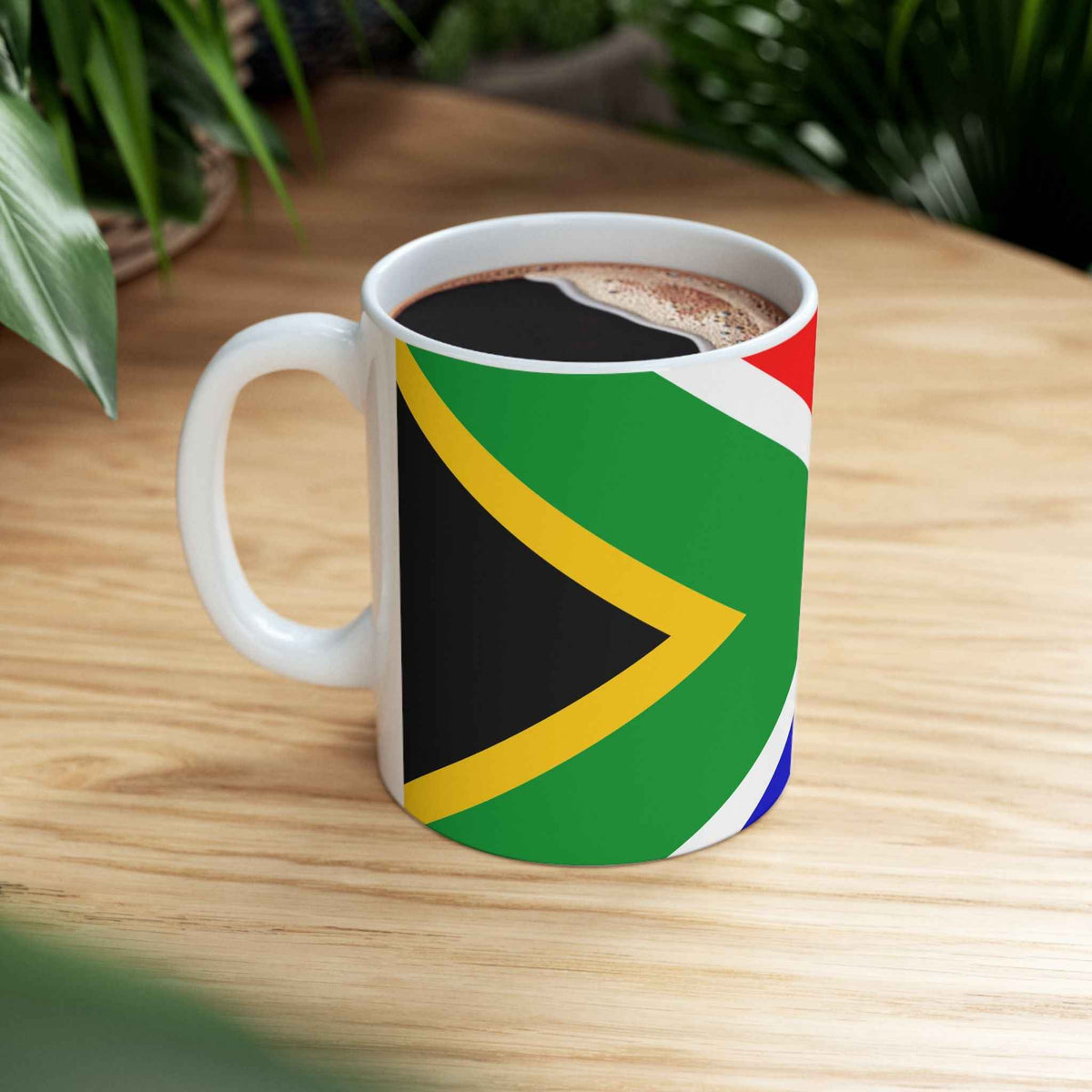 South Africa Flag Coffee Mug 11oz & 15oz | South African Heritage Ceramic Coffee Tea Mug | Rep Ya Flag