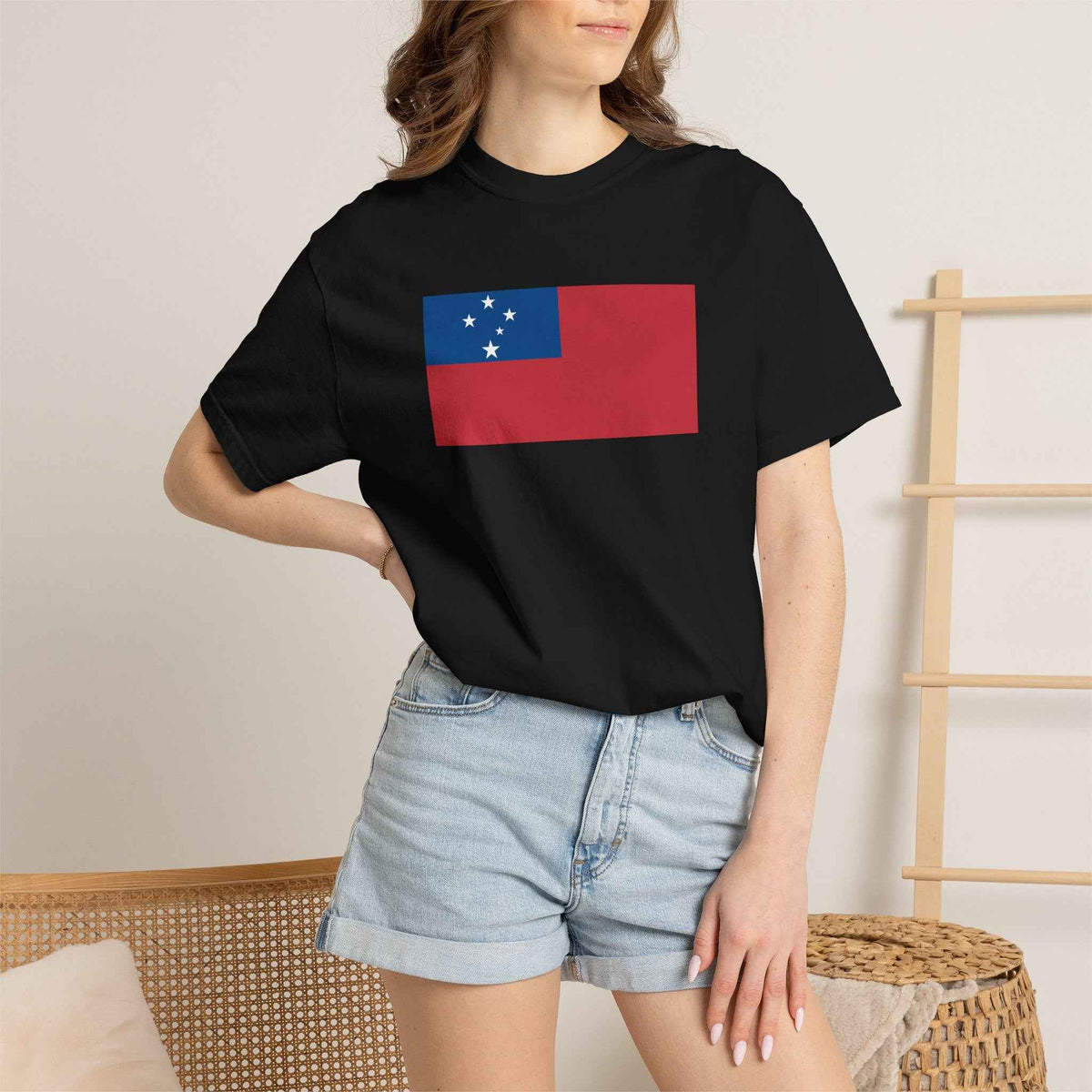 Samoa Flag T Shirt | Samoan Heritage Shirt S–4XL | Rep Ya Flag