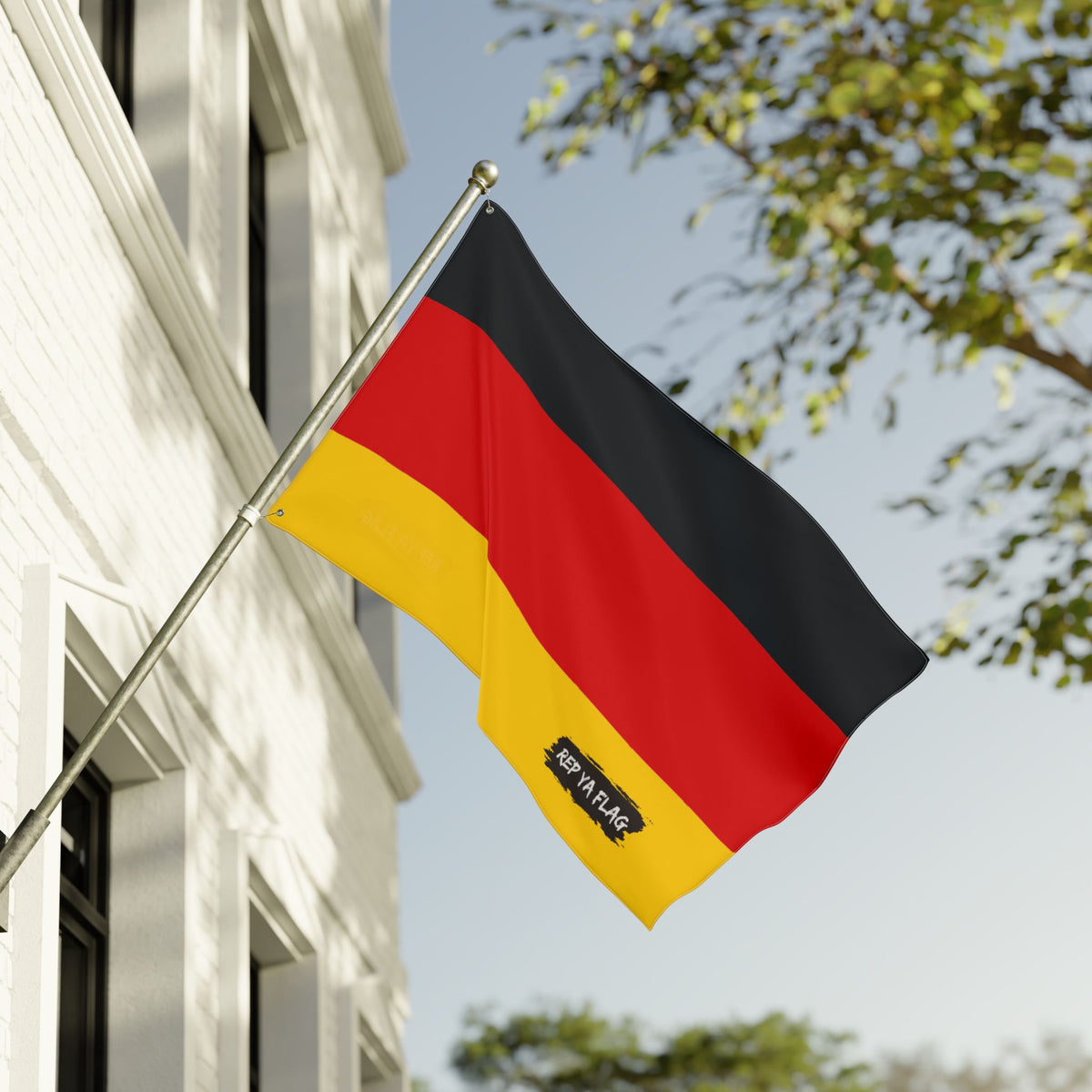 Germany Flag Garden Banner | Double Sided Outdoor Flag | Rep Ya Flag - Rep Ya Flag