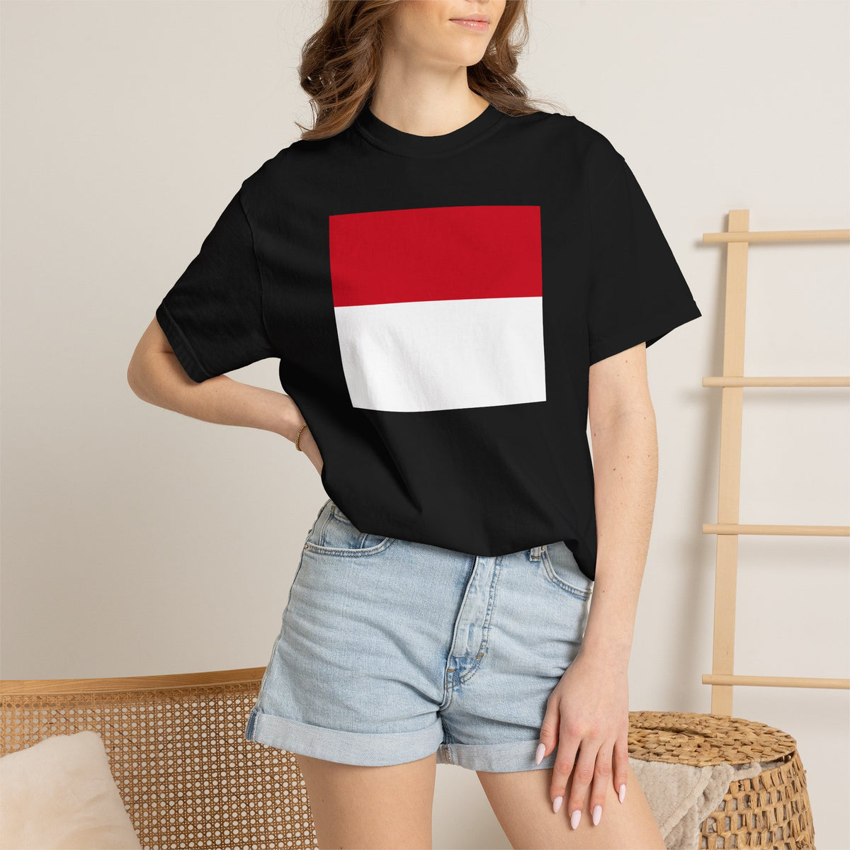 Monaco Flag T Shirt | Monegasque Heritage Shirt S–4XL | Rep Ya Flag - Rep Ya Flag