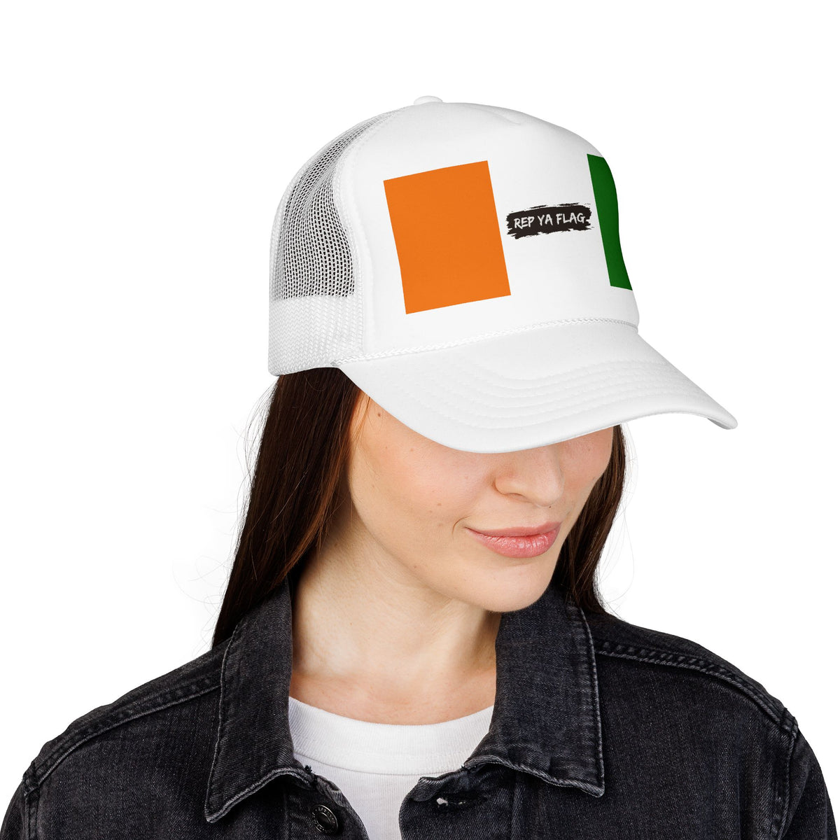 Côte d'Ivoire (Ivory Coast) Flag Foam Trucker Hat | Ivorian Pride Snapback Cap | Rep Ya Flag - Rep Ya Flag