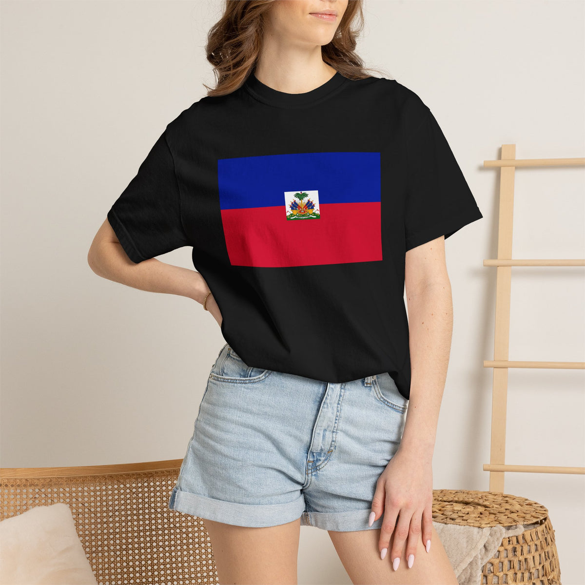 Haiti Flag T Shirt | Haitian Heritage Shirt S–4XL | Rep Ya Flag - Rep Ya Flag