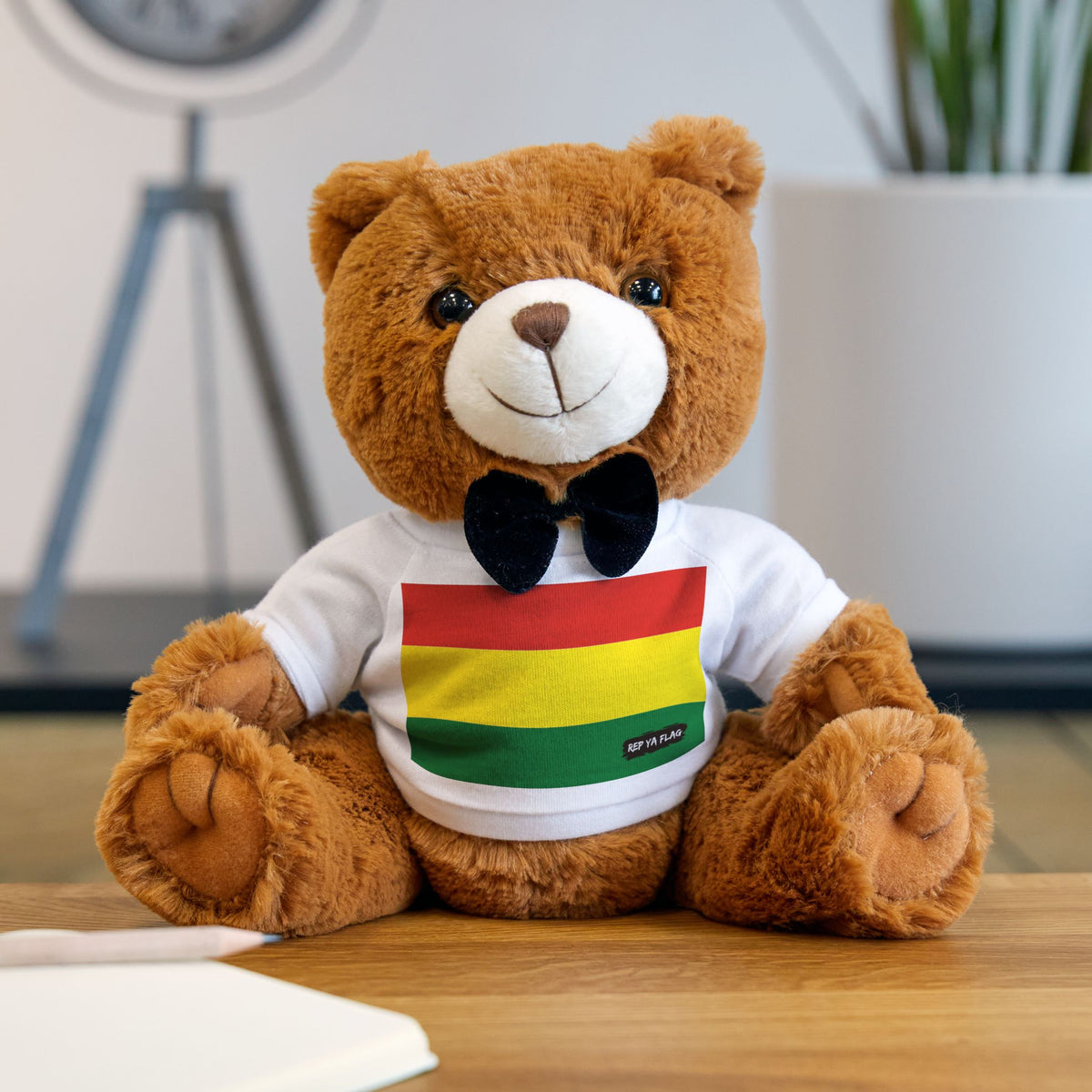 Bolivia Flag Teddy Bear | Bolivian Heritage Plush Gift | Rep Ya Flag - Rep Ya Flag