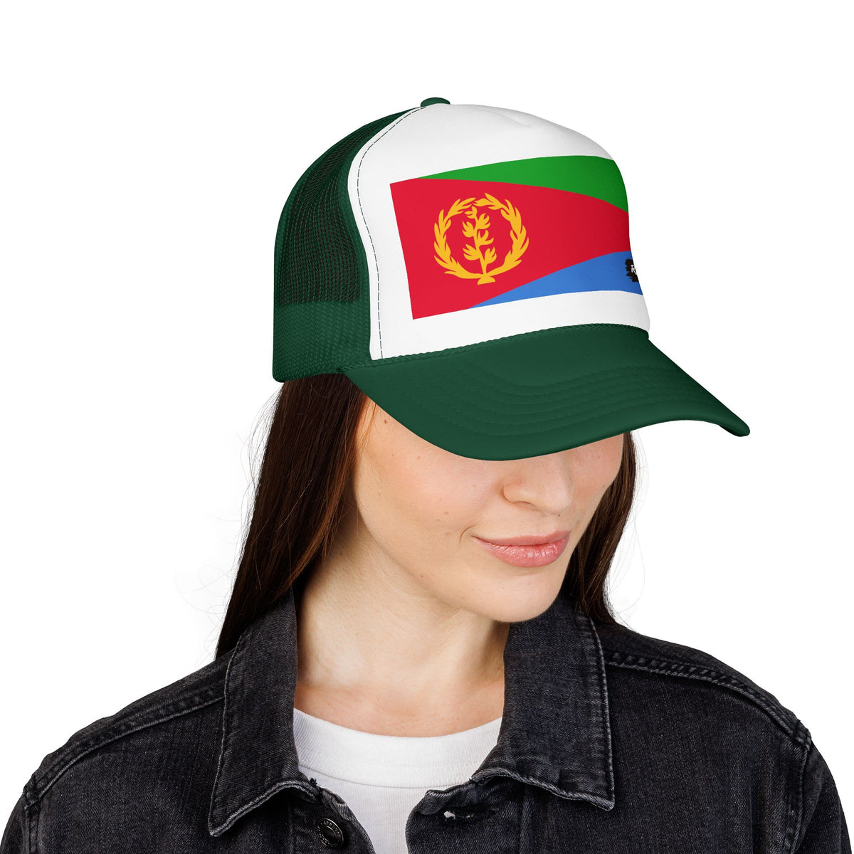 Eritrea Flag Foam Trucker Hat | Eritrean Pride Snapback Cap | Rep Ya Flag - Rep Ya Flag