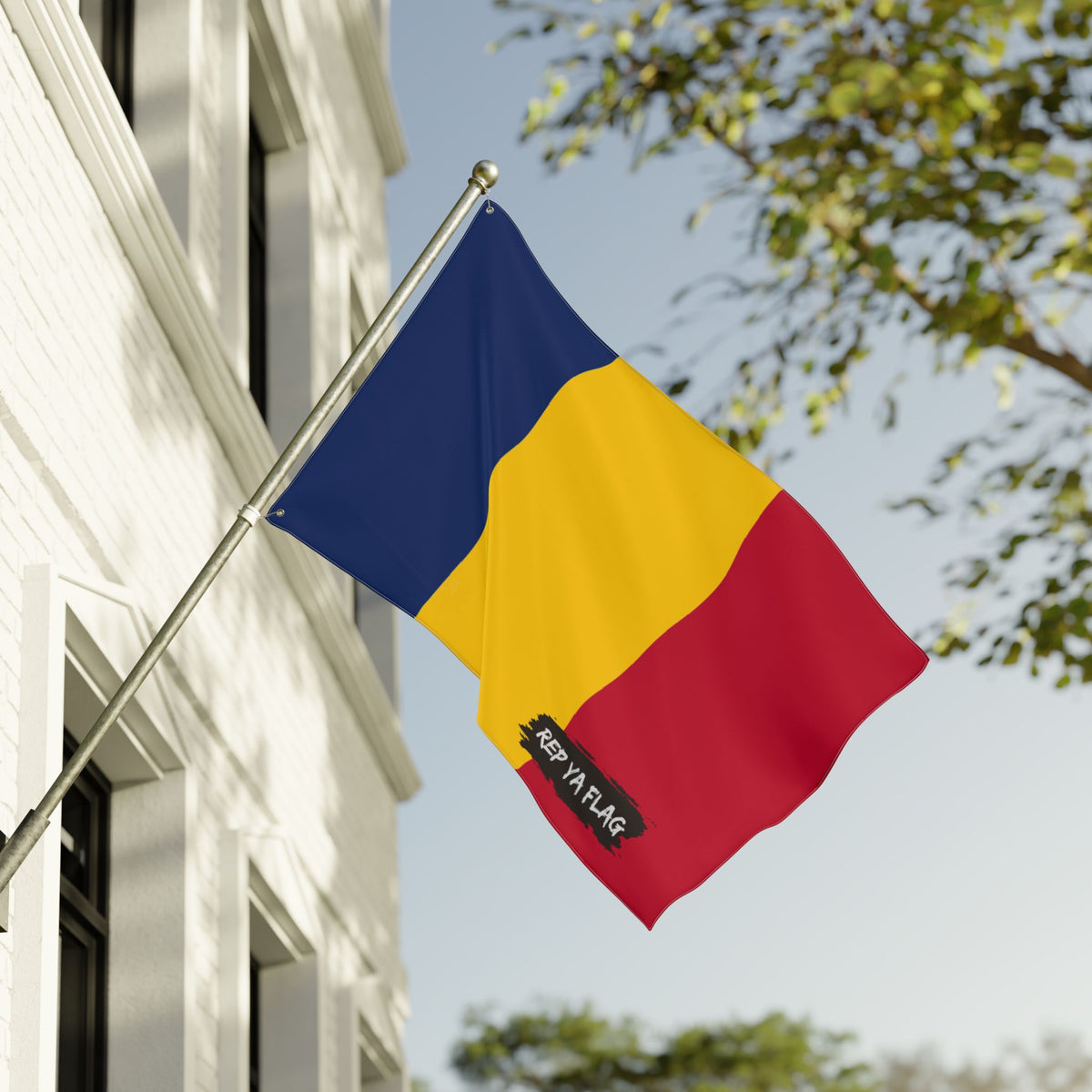 Chad Flag Garden Banner | Double Sided Outdoor Flag | Rep Ya Flag - Rep Ya Flag