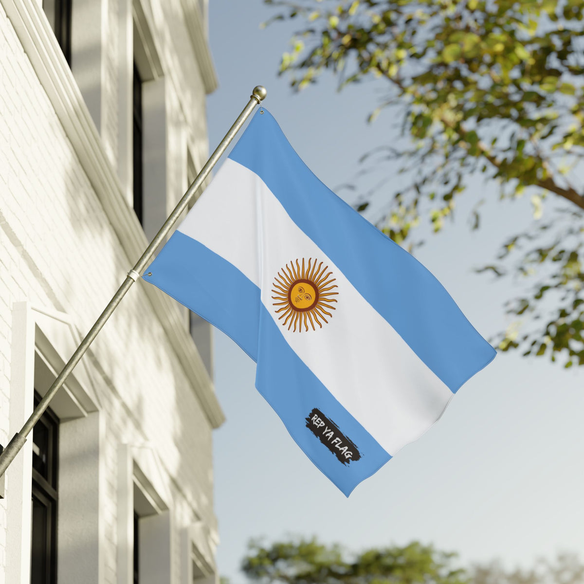 Argentina Flag Garden Banner – Double-Sided Outdoor Flag