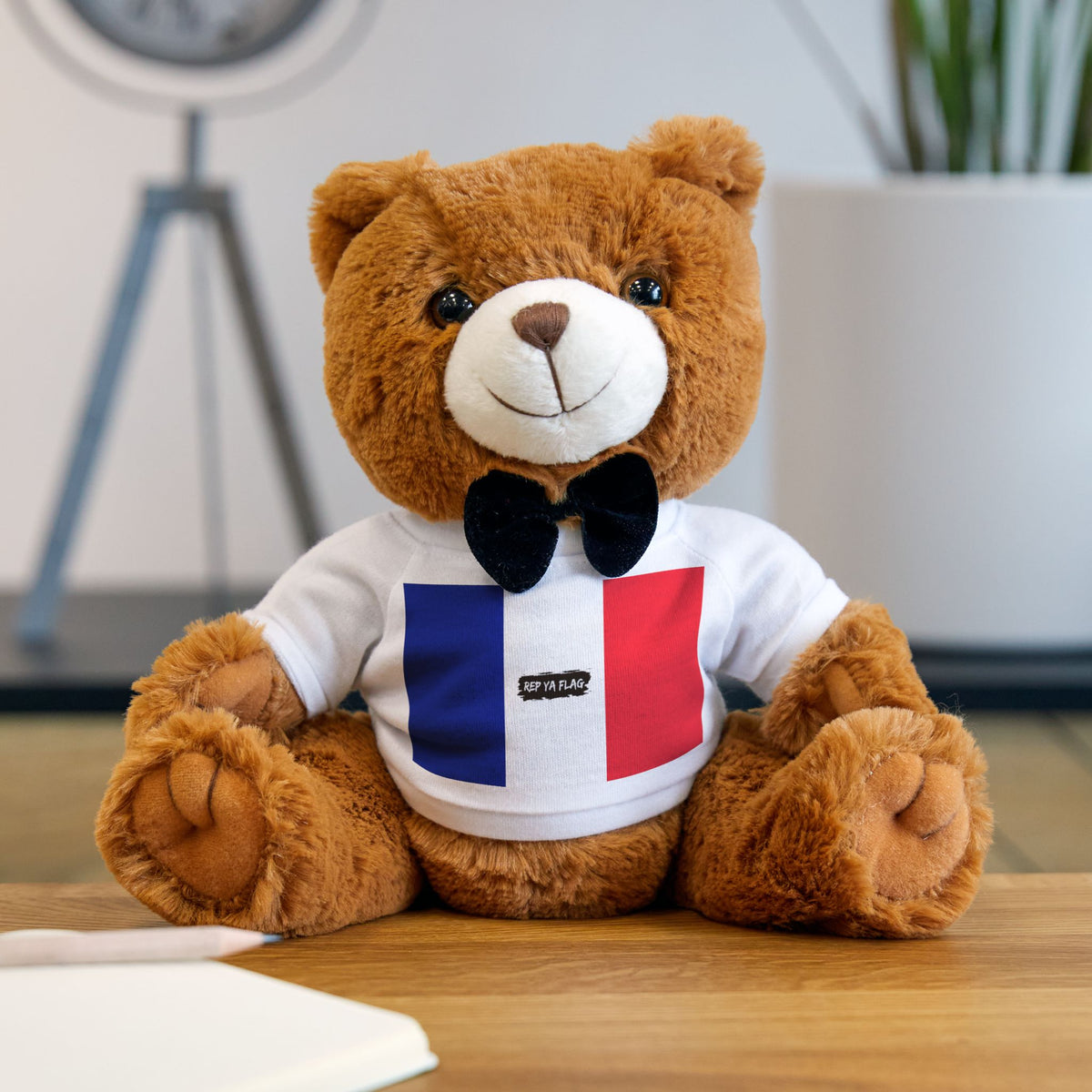 France Flag Teddy Bear | French Heritage Plush Gift | Rep Ya Flag - Rep Ya Flag
