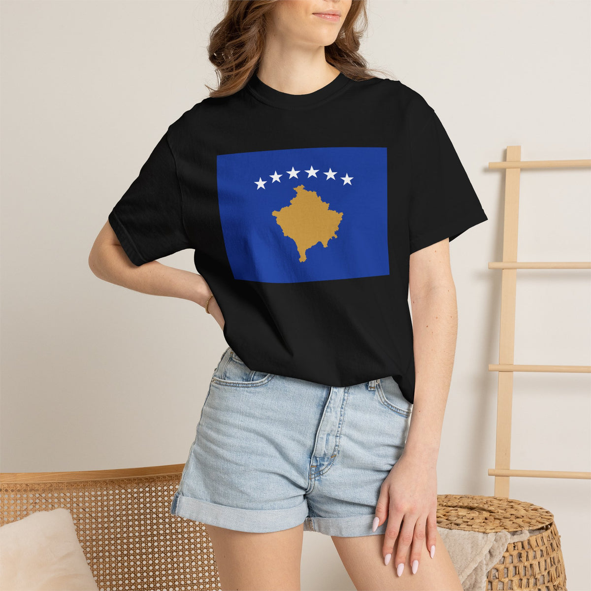 Kosovo Flag T Shirt | Kosovar Heritage Shirt S–4XL | Rep Ya Flag - Rep Ya Flag