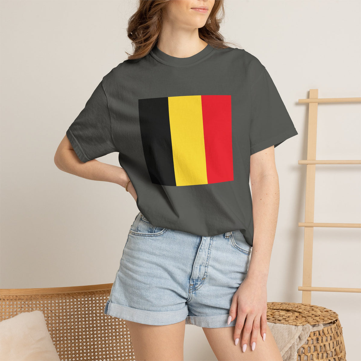 Belgium Flag T‑Shirt – Belgian Heritage Tee S–4XL