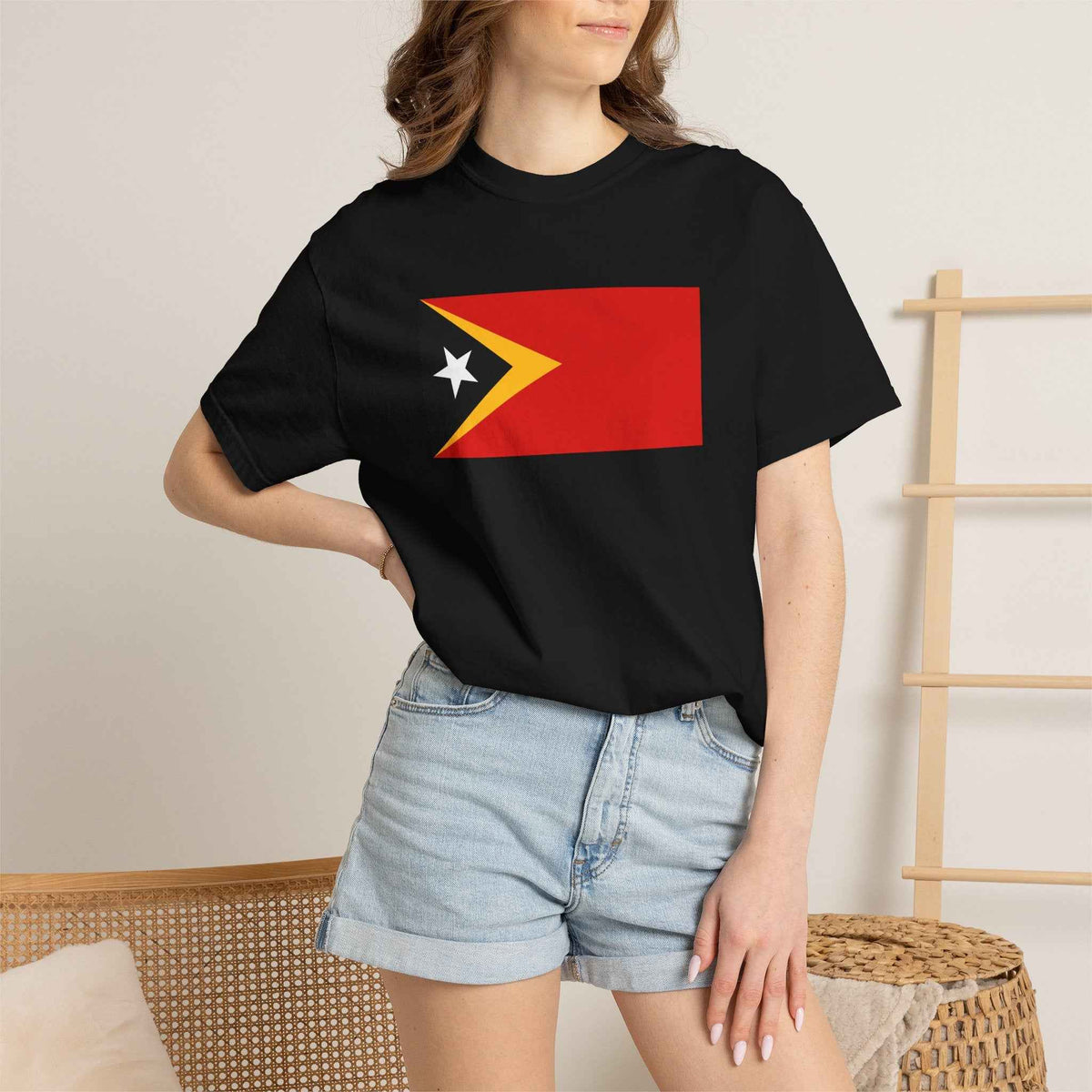 Timor-Leste Flag T Shirt | Timorese Heritage Shirt S–4XL | Rep Ya Flag