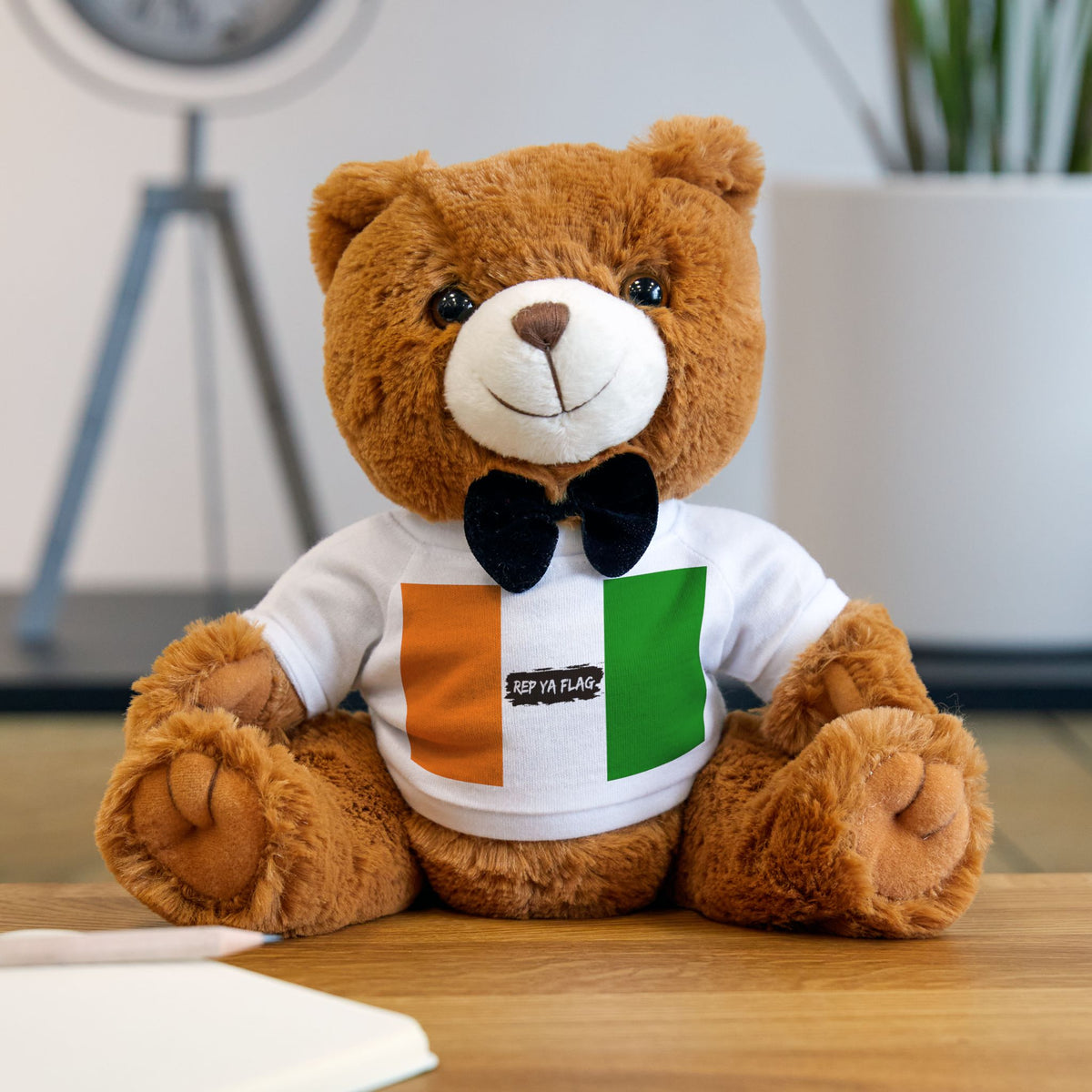 Côte d'Ivoire (Ivory Coast) Flag Teddy Bear | Ivorian Heritage Plush Gift | Rep Ya Flag - Rep Ya Flag