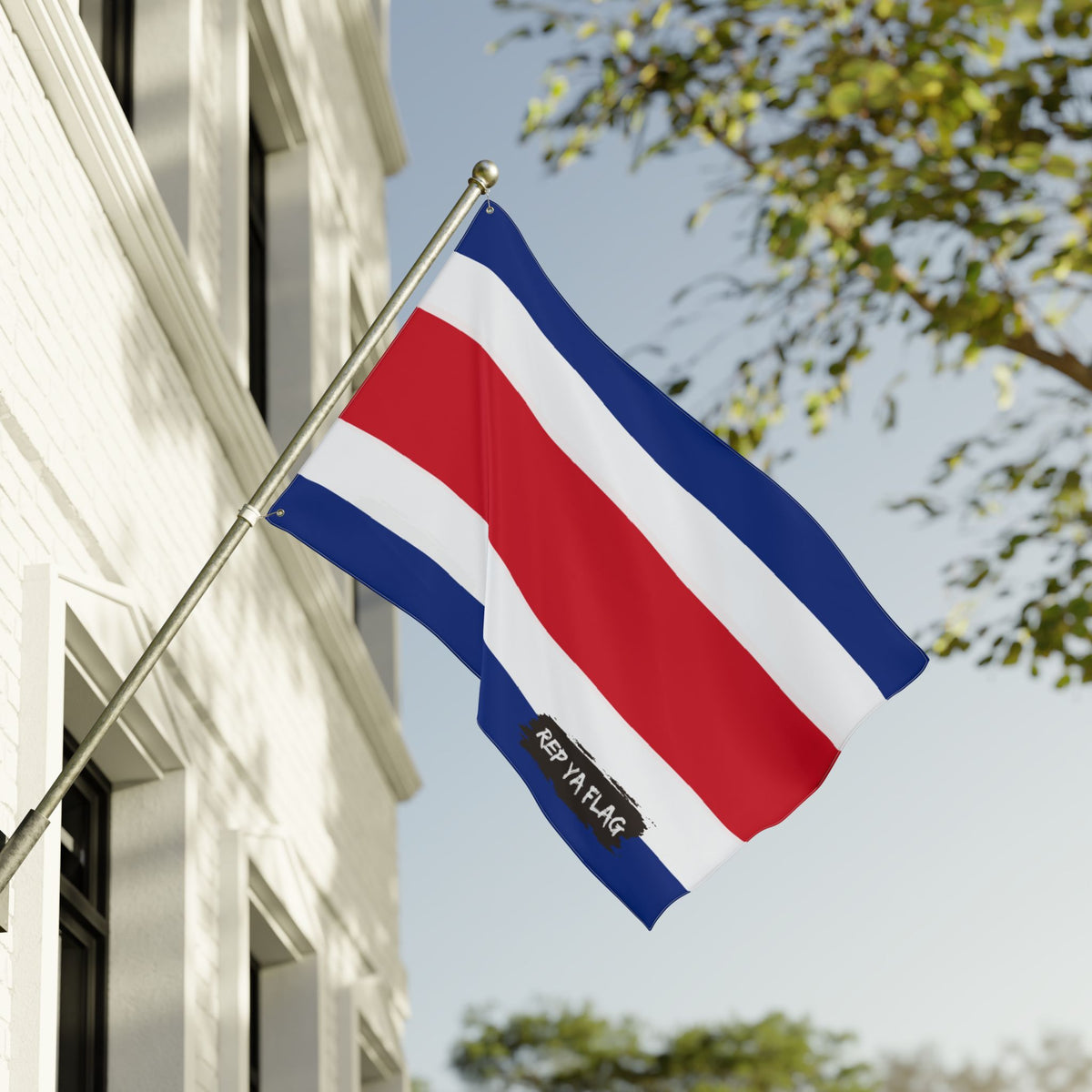Costa Rica Flag Garden Banner | Double Sided Outdoor Flag | Rep Ya Flag - Rep Ya Flag