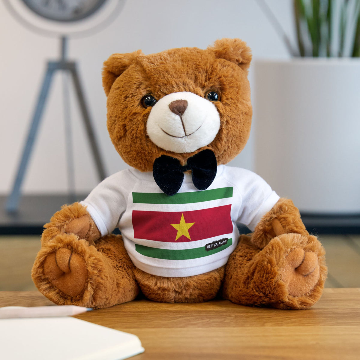 Suriname Flag Teddy Bear Plush – Surinamese Heritage Gift