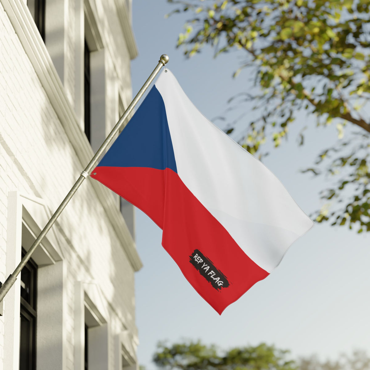 Czech Republic (Czechia) Flag Garden Banner | Double Sided Outdoor Flag | Rep Ya Flag - Rep Ya Flag