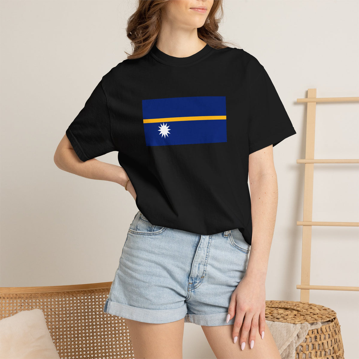 Nauru Flag T Shirt | Nauruan Heritage Shirt S–4XL | Rep Ya Flag - Rep Ya Flag